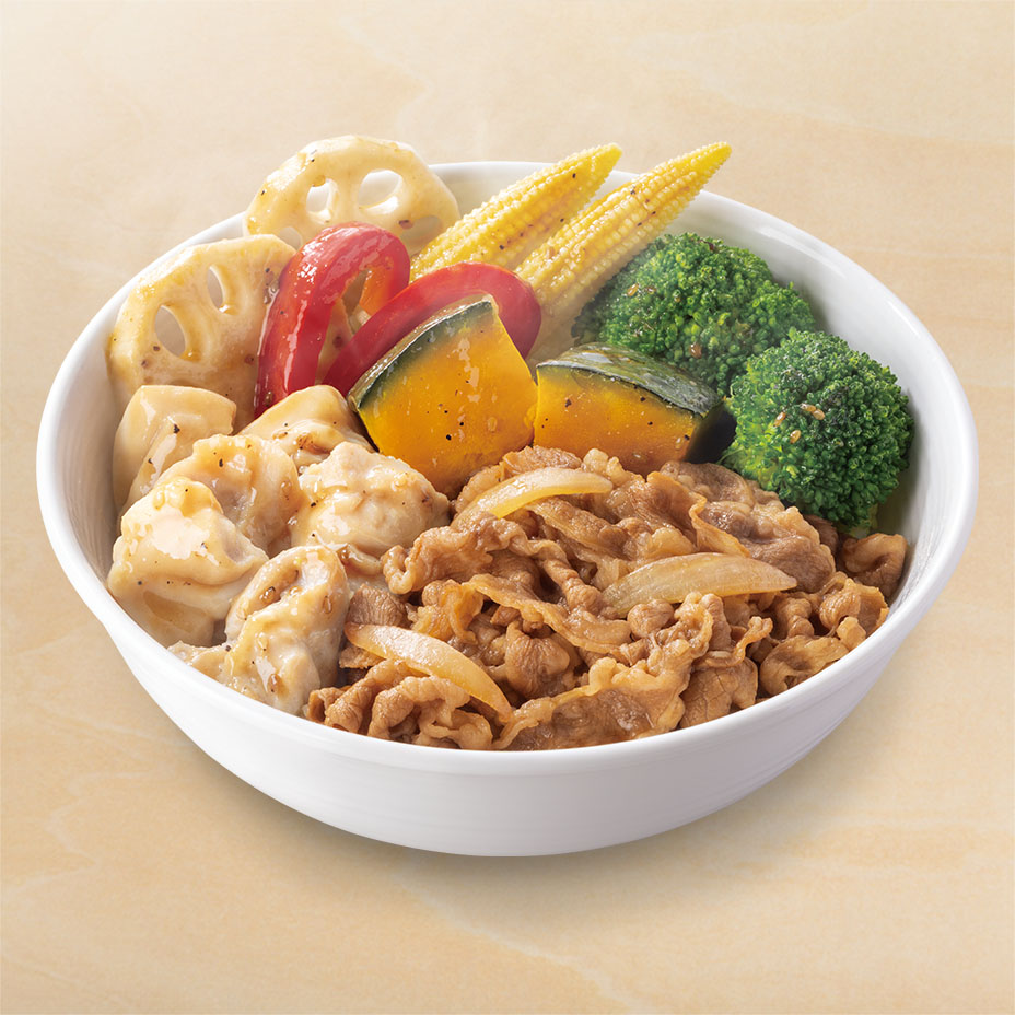 吉野家牛丼ON野菜
